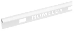Homelux 10mm Quadrant PVC Tile Trim - Gloss White - 1.83m