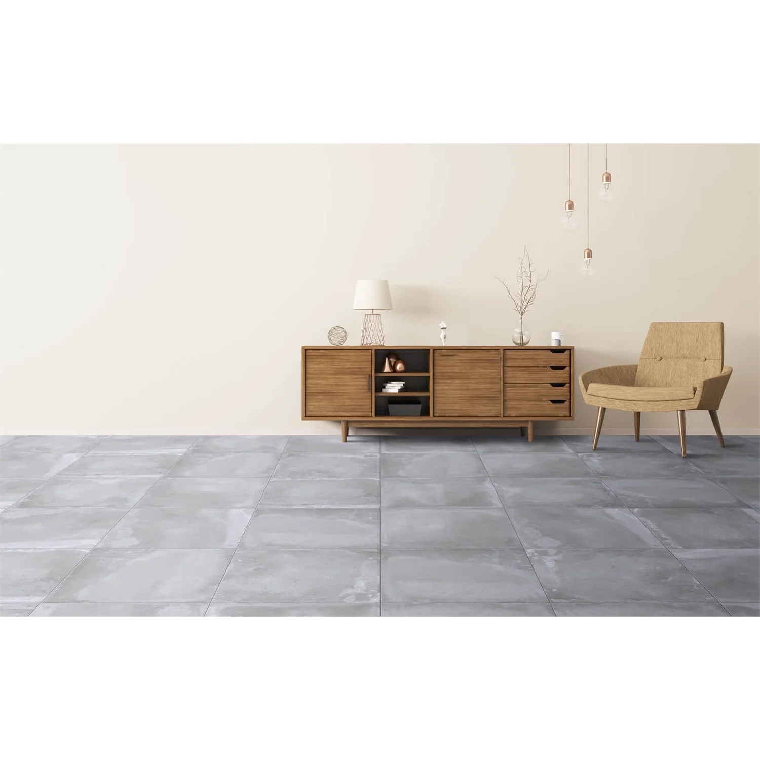 Metropolitan Grey Square Porcelain Wall & Floor Tile 600 x 600mm - 1.08sqm Pack None Metropolitan Grey Square Porcelain Wall & Floor Tile 600 X 600mm - 1.08sqm Pack -Flooring And Tile Store 12812253 1014831884946449