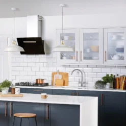 None Metro White Bevelled Ceramic Wall Tile 100 X 200mm