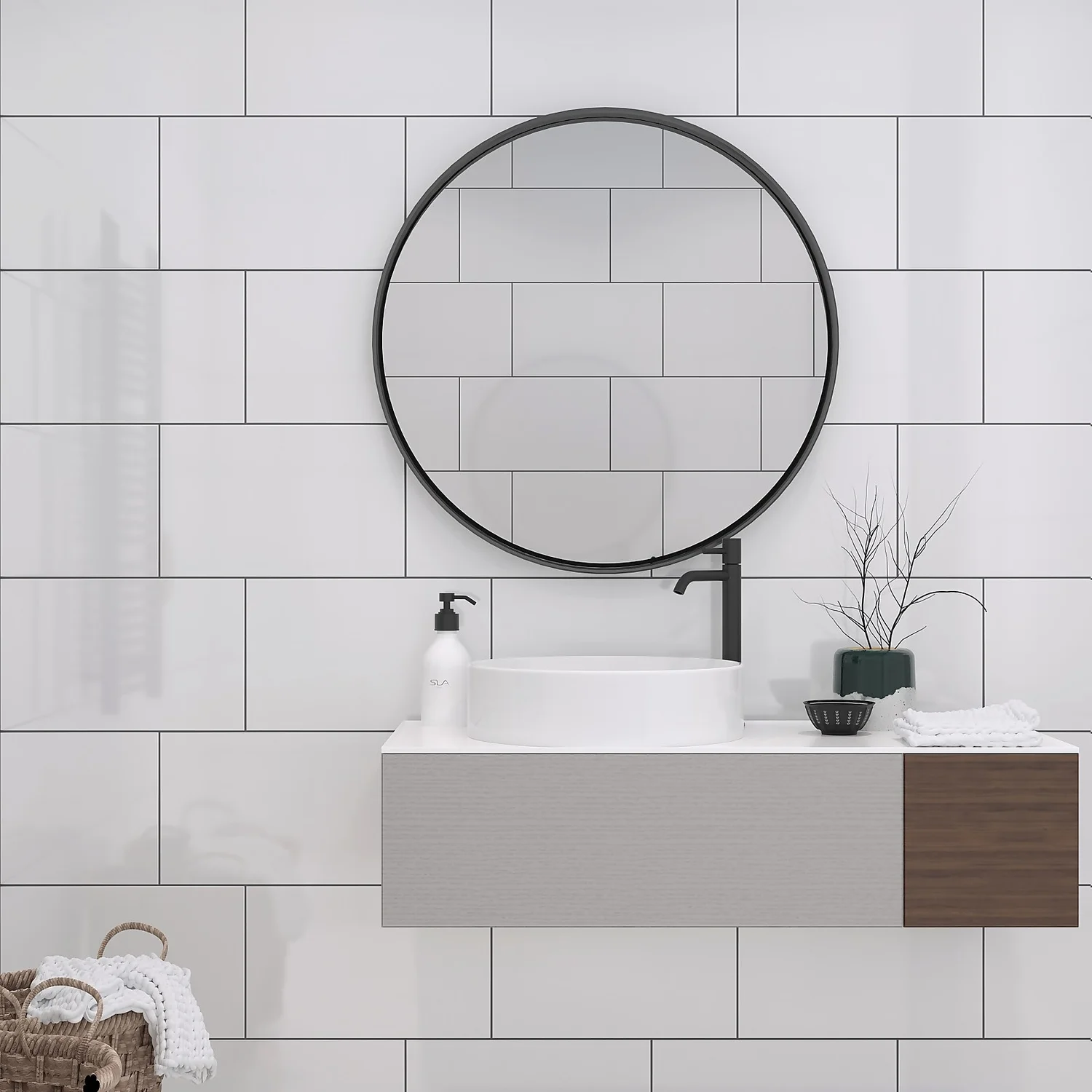 Plain White Ceramic Wall Tile 250 x 400mm None Plain White Ceramic Wall Tile 250 X 400mm -Flooring And Tile Store 12813765 1704909116944058