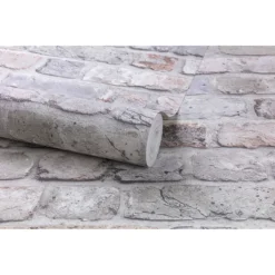 Grandeco Facade Brick Pastel Paste The Wall Wallpaper -Flooring And Tile Store 12822289 1194878324775593