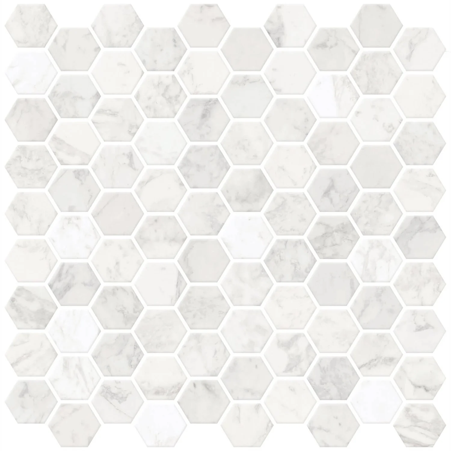 Hexagon Marble Peel and Stick Self Adhesive Wall Tiles None Hexagon Marble Peel And Stick Self Adhesive Wall Tiles -Flooring And Tile Store 12827874 4394832978263590