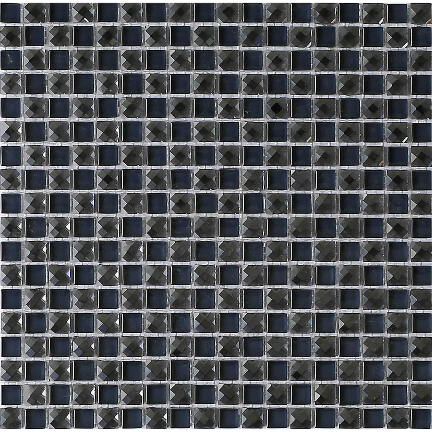 House of Mosaics Black Jewel Mosaic Tile - 300 x 300mm House Of Mosaics Black Jewel Mosaic Tile - 300 X 300mm -Flooring And Tile Store 12829731 2924833200684028
