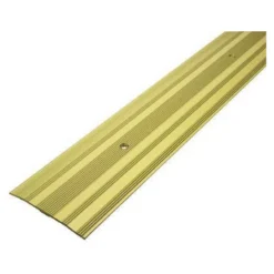 Flooring And Tile Store 11 Vitrex Extra Wide Cover Strip Carpet Edge - Gold 1800mm