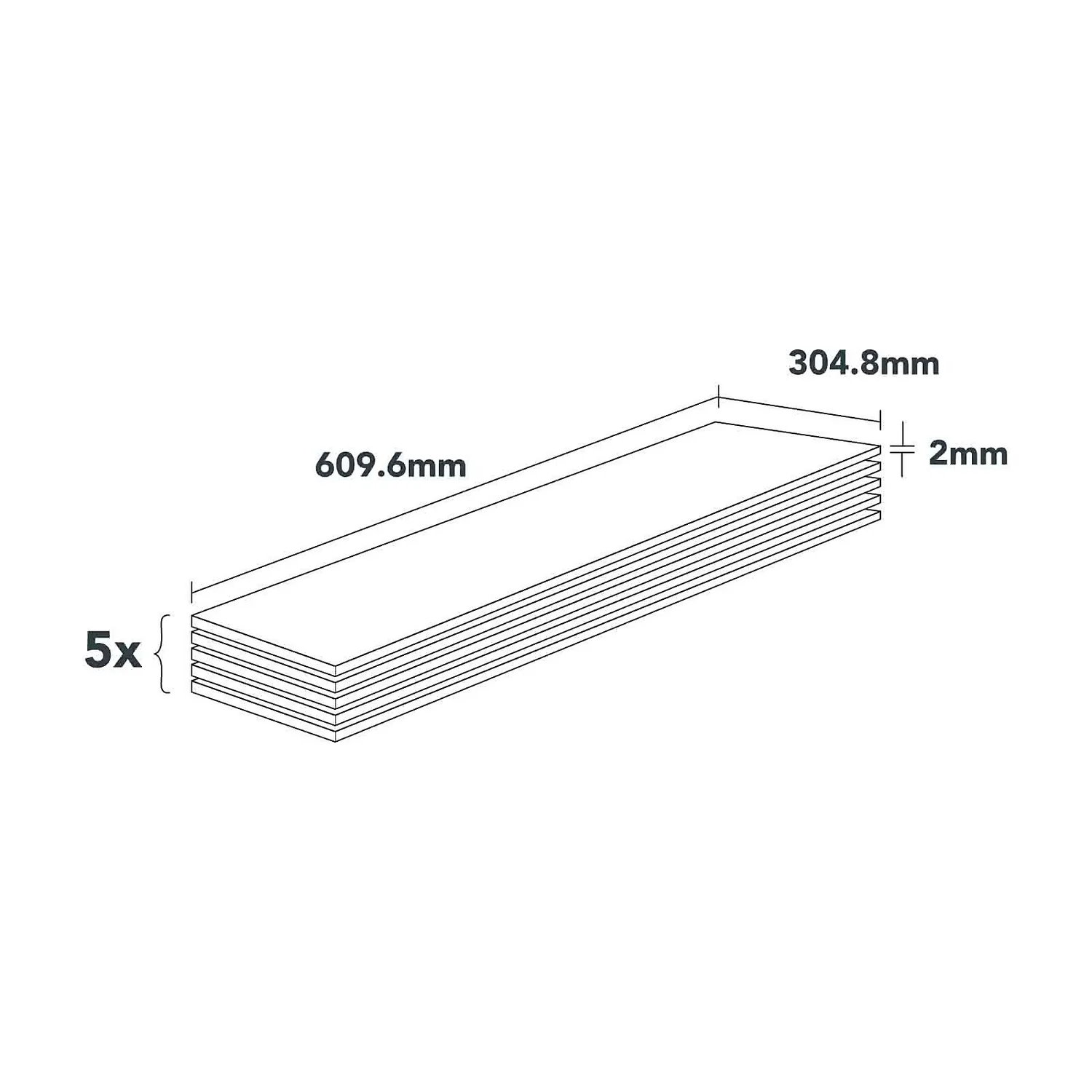 Plancs Black Slate Self-Adhesive Vinyl Floor Tile - 5pc pack covers 0.93sqm Plancs Black Slate Self-Adhesive Vinyl Floor Tile - 5pc Pack Covers 0.93sqm -Flooring And Tile Store 12968595 1704946463309117