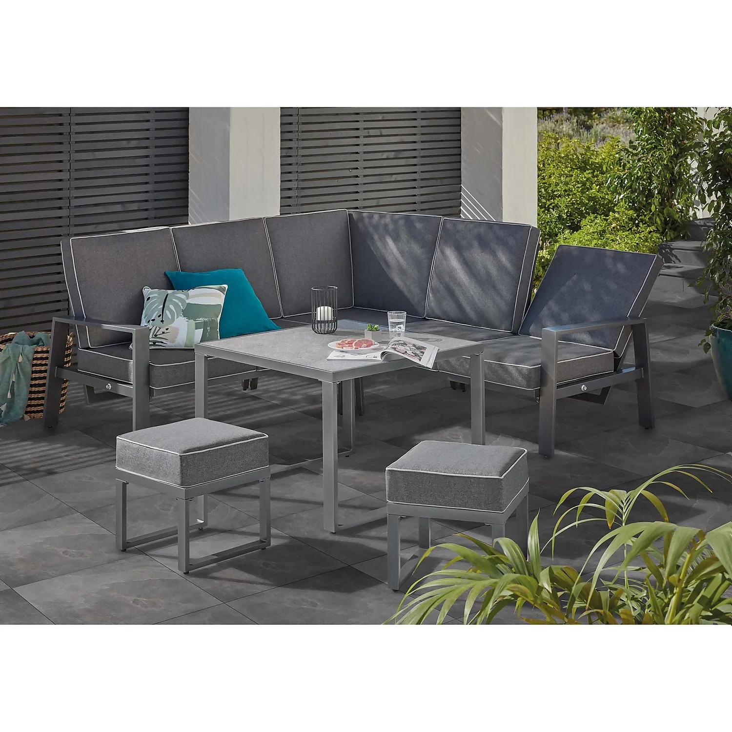 House of Mosaics Slate Black Matt Stone Effect Porcelain Outdoor Tiles 60 x 60cm - Pack of 2 House Of Mosaics Slate Black Matt Stone Effect Porcelain Outdoor Tiles 60 X 60cm - Pack Of 2 -Flooring And Tile Store 13011647 1654869706634076