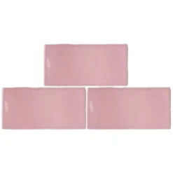 Country Living Artisan Peony Blush Ceramic Wall Tile 75 X 150mm - 0.5sqm Pack 2 Country Living Artisan Peony Blush Ceramic Wall Tile 75 X 150mm - 0.5sqm Pack -Flooring And Tile Store 13220554 7974918492287321