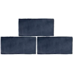 Country Living Artisan French Navy Ceramic Wall Tile 75 X 150mm - 0.5sqm Pack -Flooring And Tile Store 13220556 1754916404186521