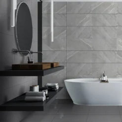 Extreme Grey Porcelain Wall & Floor Tiles - 295 X 600mm - 0.9sqm Pack 4 Extreme Grey Porcelain Wall & Floor Tiles - 295 X 600mm - 0.9sqm Pack -Flooring And Tile Store 13220579 9984916345616189