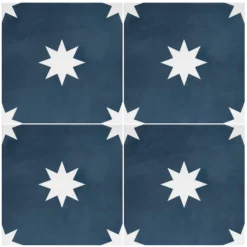 Country Living Starry Skies Indigo Blue Porcelain Wall & Floor Tile 200 X 200mm - 0.52sqm Pack 2 Country Living Starry Skies Indigo Blue Porcelain Wall & Floor Tile 200 X 200mm - 0.52sqm Pack -Flooring And Tile Store 13220585 7294915126437840