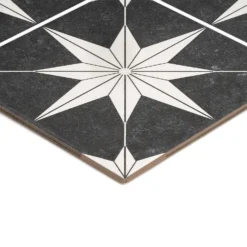 Country Living Starry Skies Black North Star Porcelain Floor & Wall Tile 1.42sqm Pack - 450x450mm 3 Country Living Starry Skies Black North Star Porcelain Floor & Wall Tile 1.42sqm Pack - 450x450mm -Flooring And Tile Store 13220589 1734915122511557