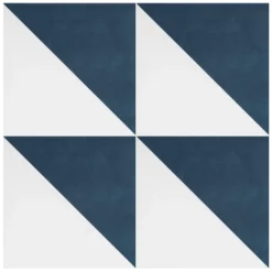 House Beautiful Cube Denim Porcelain Wall & Floor Tile 200 X 200mm - 0.52sqm Pack -Flooring And Tile Store 13220590 1634916410125714