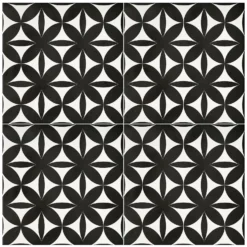 Fiore Eclipse Grey Porcelain Wall & Floor Tile 200 X 200mm - 0.52sqm Pack -Flooring And Tile Store 13220598 1364916348899719