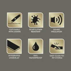 Kraus Herringbone Luxury Vinyl Floor Tile Sample - Odell Oak -Flooring And Tile Store 13733831 2054957094546517