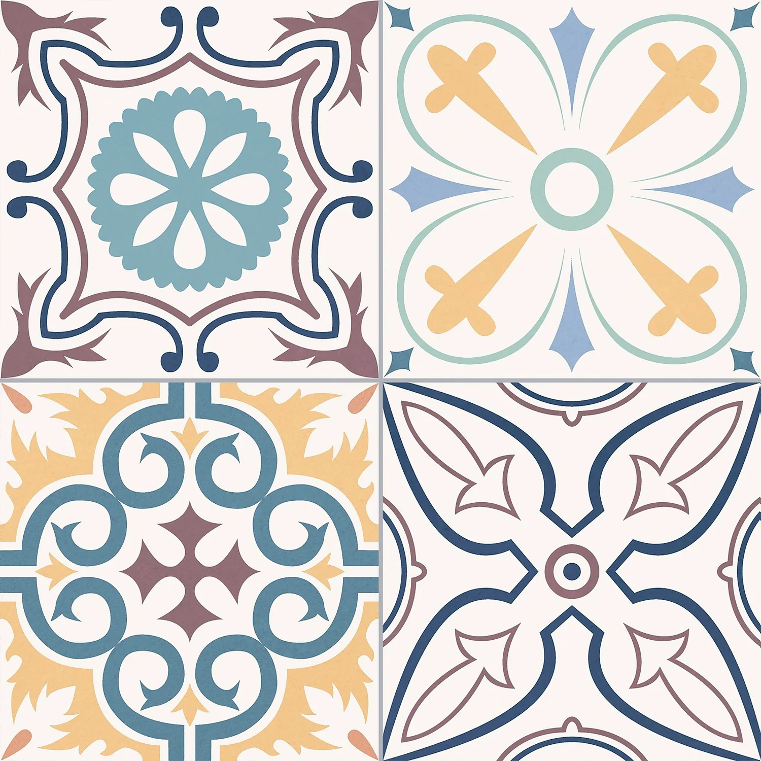 Marquis Mediterranean Mix Porcelain Tile (Sample Only) - 100 x 130mm Marquis Mediterranean Mix Porcelain Tile (Sample Only) - 100 X 130mm -Flooring And Tile Store 13909441 5654980901127577