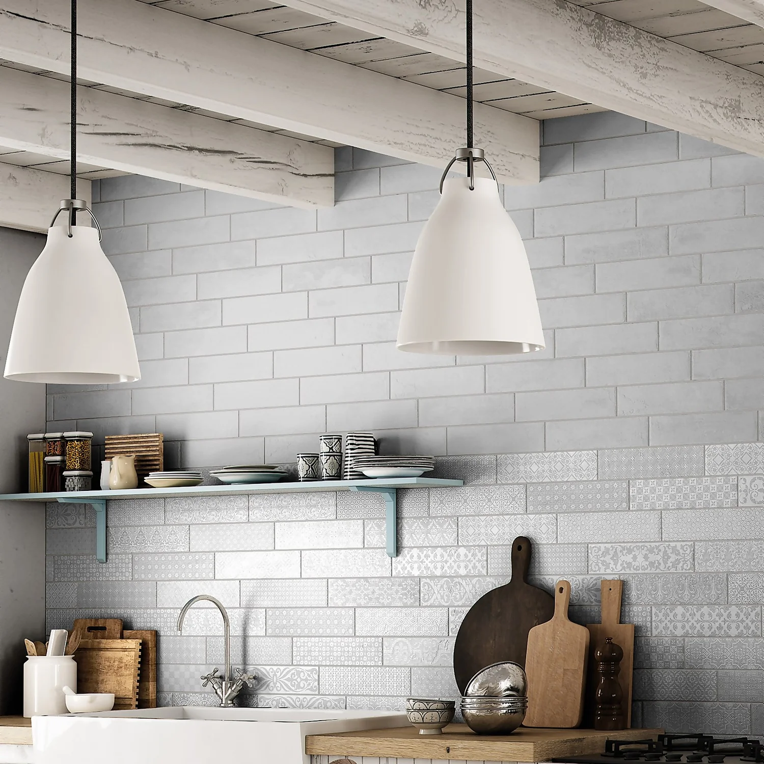 Marquis Bricktrend Grey Porcelain Tile - 81.5 x 331.5mm Marquis Bricktrend Grey Porcelain Tile - 81.5 X 331.5mm -Flooring And Tile Store 13909457 5654980901361247