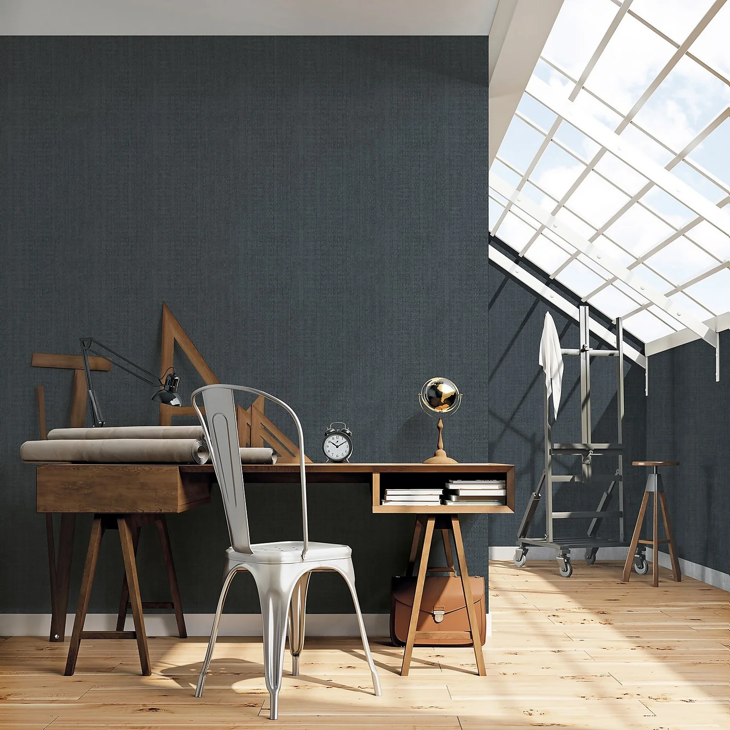 Galerie Vertical Texture Charcoal Wallpaper Galerie Vertical Texture Charcoal Wallpaper -Flooring And Tile Store 13910527 6364994886653604