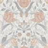Galerie Tulip Damask Beige A4 Wallpaper Sample