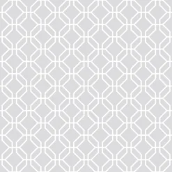 Galerie Honeycomb Trellis Grey A4 Wallpaper Sample