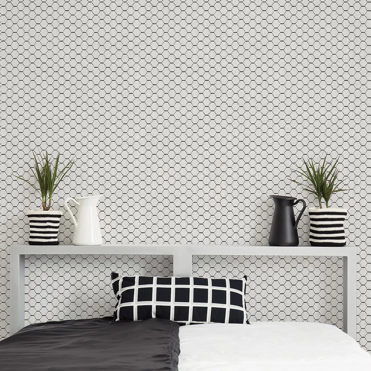 Galerie Honeycomb Grey Large Wallpaper Sample Galerie Honeycomb Grey Large Wallpaper Sample -Flooring And Tile Store 13910620 1814994886416019