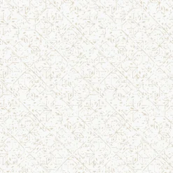 Galerie Geo Tile Taupe Large Wallpaper Sample