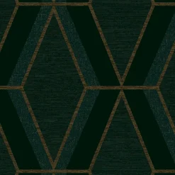 Next Optical Triangle Green Wallpaper -Flooring And Tile Store 13960887 1344998027510492