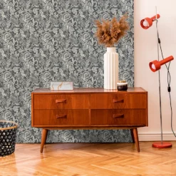 Grandeco Mae Grey Textured Matt Wallpaper -Flooring And Tile Store 13980231 1674998777293178
