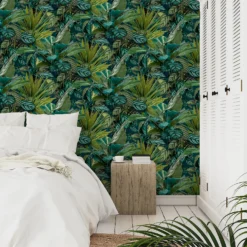 Grandeco Tropical Vista Green Textured Matt Wallpaper -Flooring And Tile Store 13980246 9054998777328920