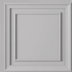 Fresco Wood Panelling Grey Wallpaper