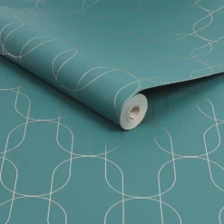 Superfresco Colours Eternity Teal Wallpaper 2 Superfresco Colours Eternity Teal Wallpaper -Flooring And Tile Store 13991883 4705003726288886