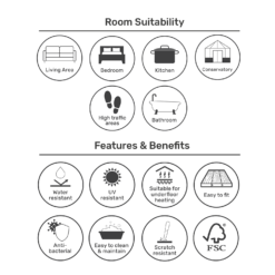 EGGER HOME Light Grey Bolton Oak 8mm Aqua+ Laminate Flooring -Flooring And Tile Store 13999104 1205014868729802