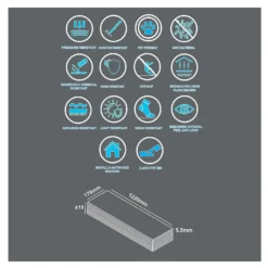 None Rigid Core Natural Oak Effect Luxury Vinyl Flooring - Flooring Sample 2 None Rigid Core Natural Oak Effect Luxury Vinyl Flooring - Flooring Sample -Flooring And Tile Store 14186444 1325009721486555